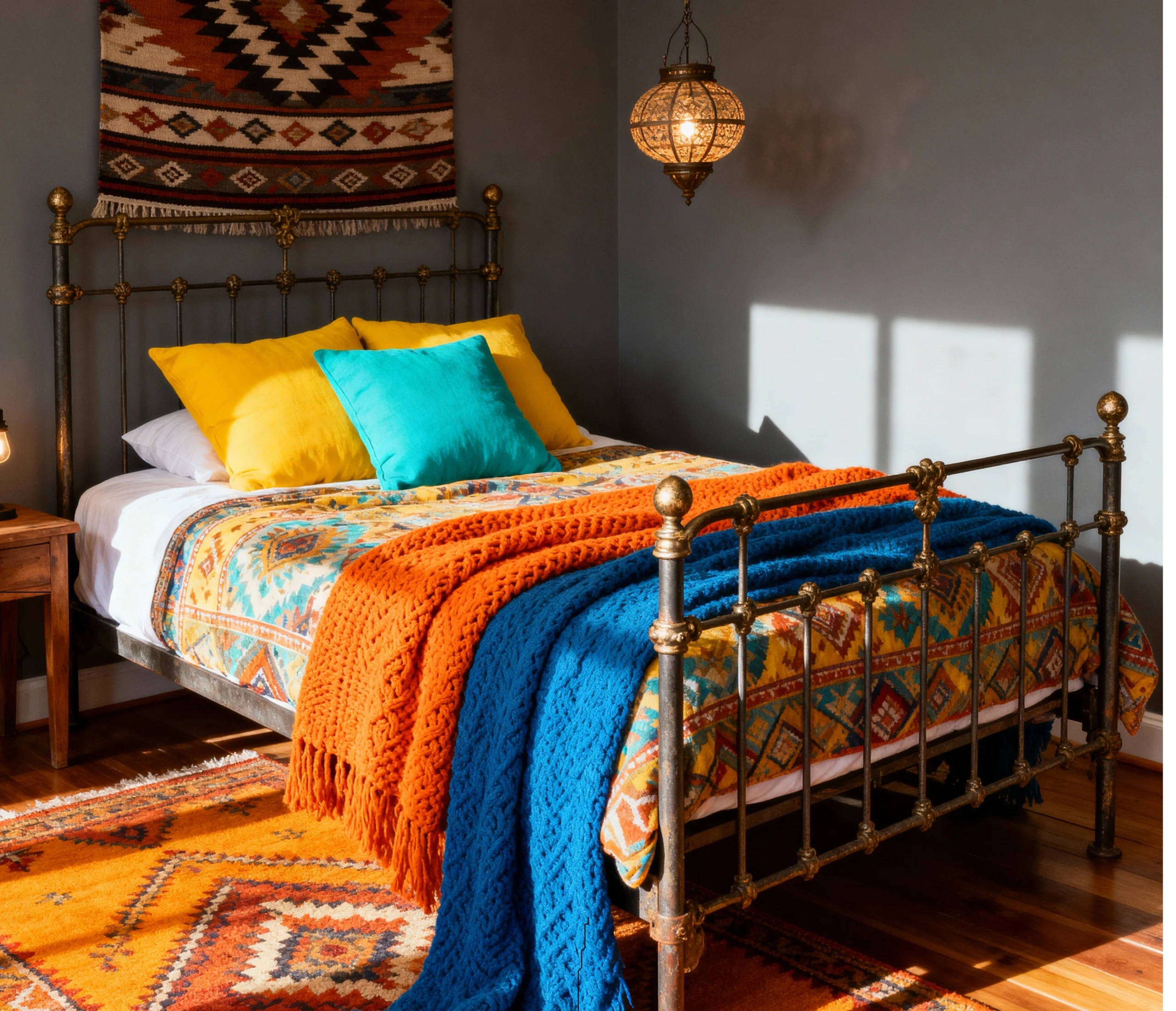 Bright Boho Men’s Bedroom Ideas for A Relaxed, Stylish Space