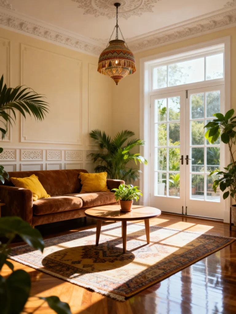 12 Ways to Style Wood and Plants in Your Living Room