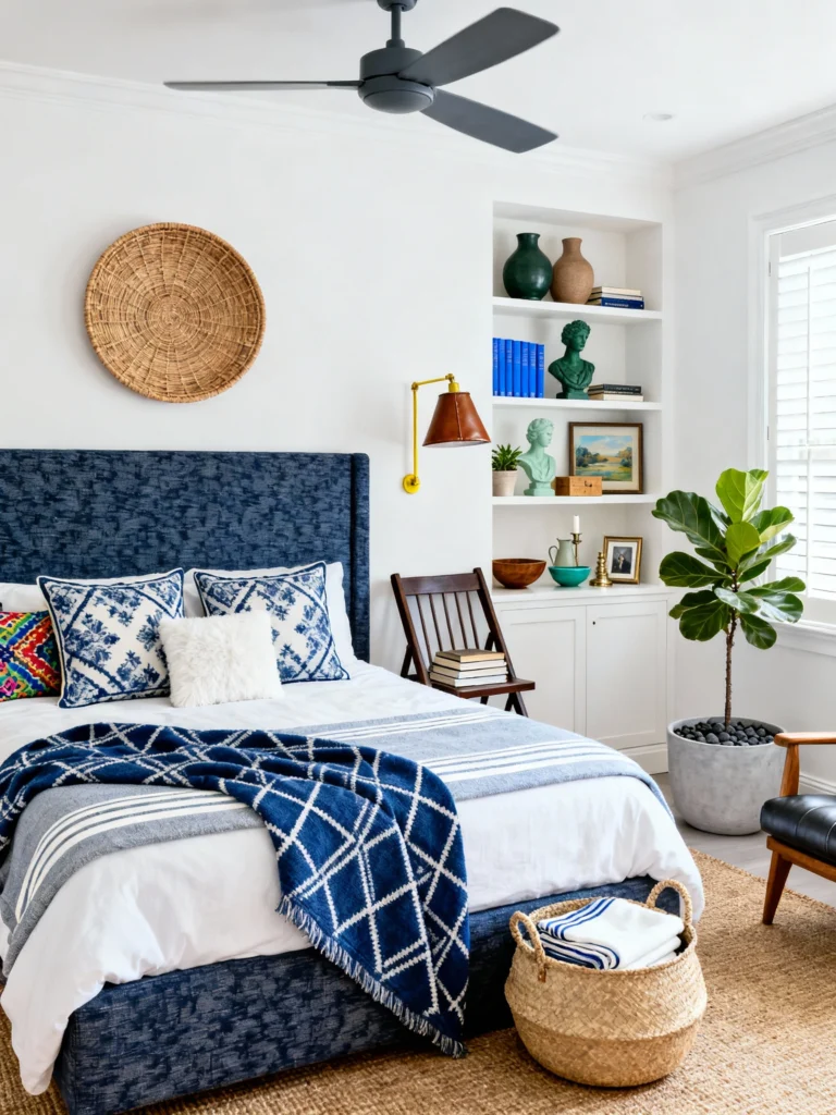 Dreamy Blues 10 Boho Bedroom Ideas You’ll Love