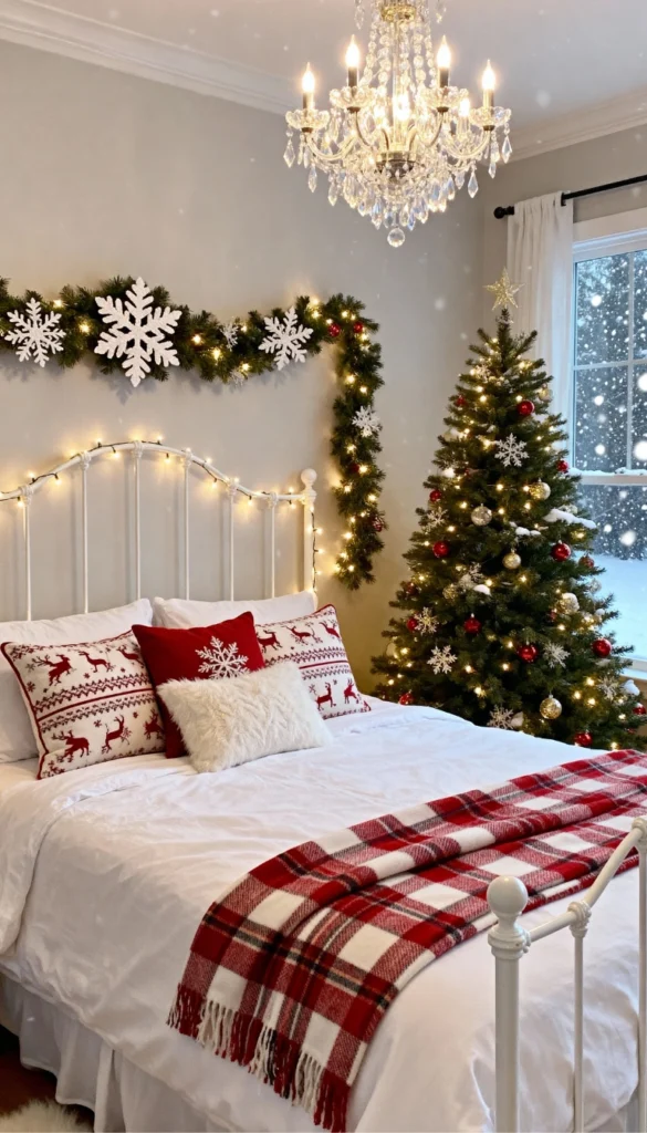 12 Warm Christmas Bedroom Makeover