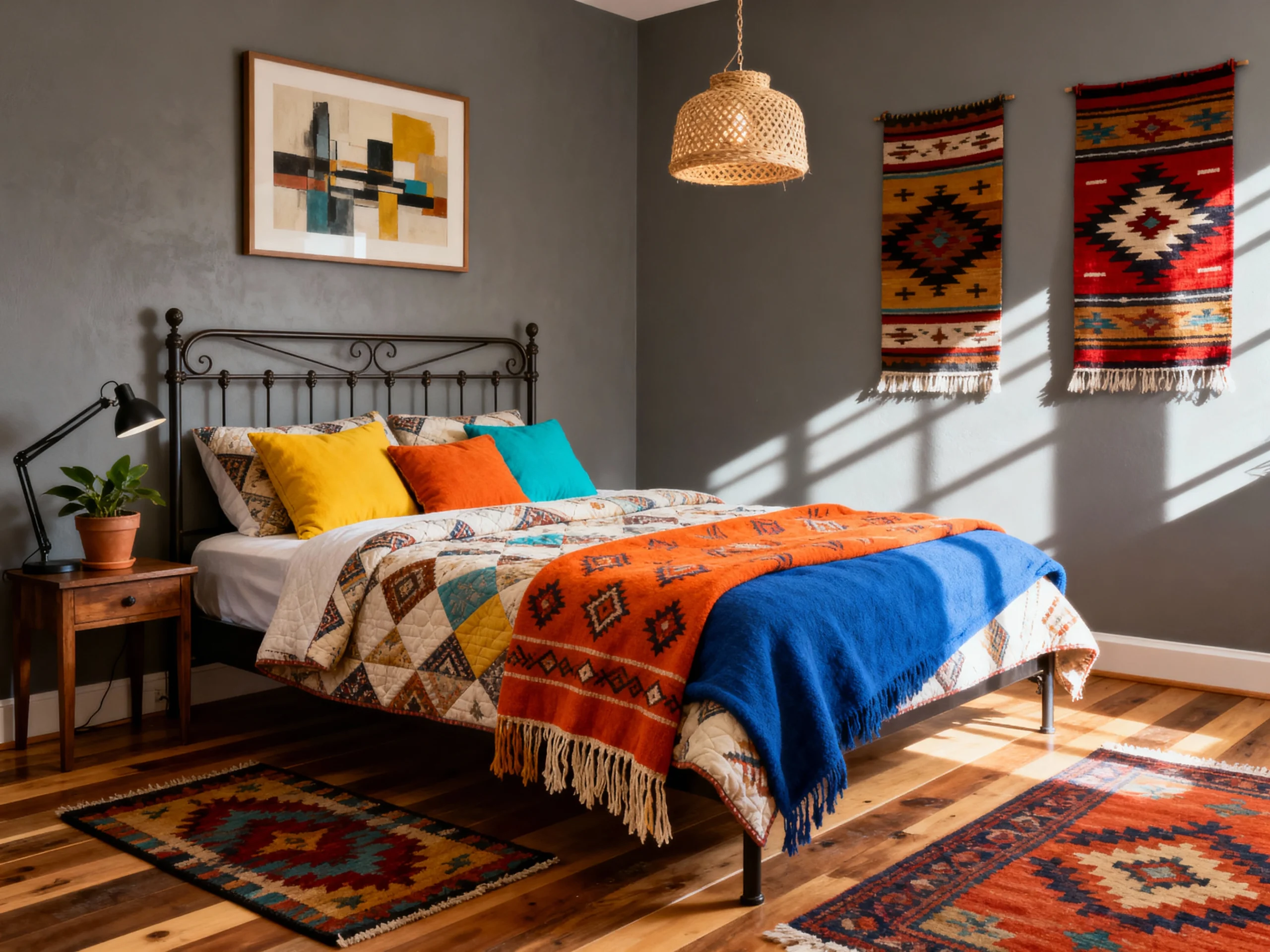 Dreamy Boho Wall Art Ideas for a Cozy, Artistic Bedroom