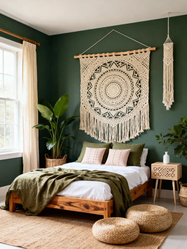 Serene Green Boho Bedroom Ideas Your Ultimate Sanctuary Awaits!