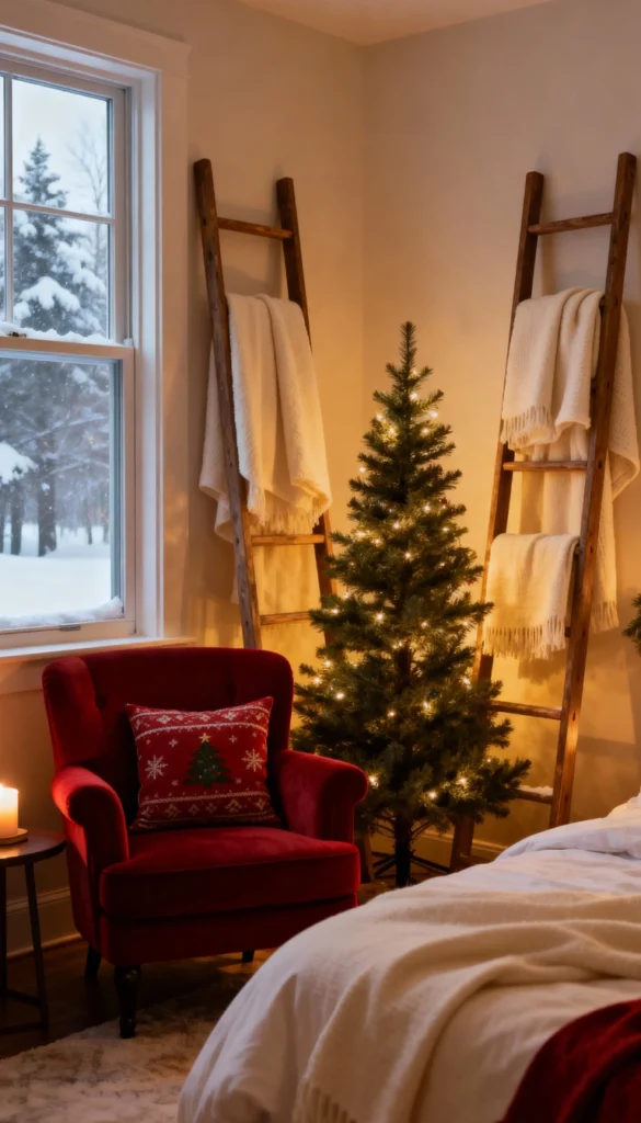 12 Warm Christmas Bedroom Makeover