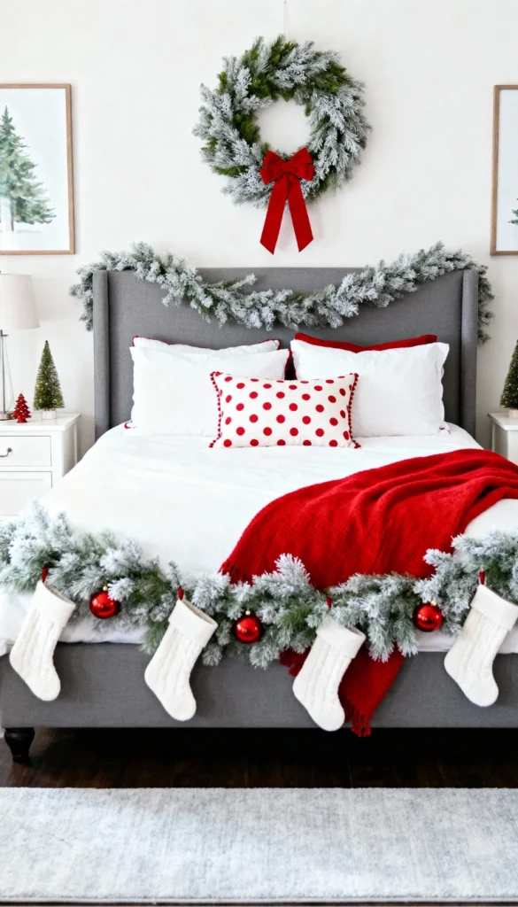12 Warm Christmas Bedroom Makeover