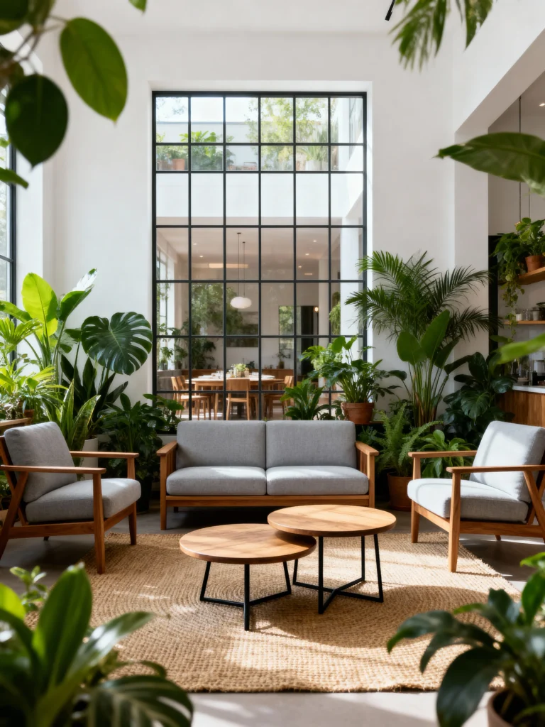 12 Ways to Style Wood and Plants in Your Living Room