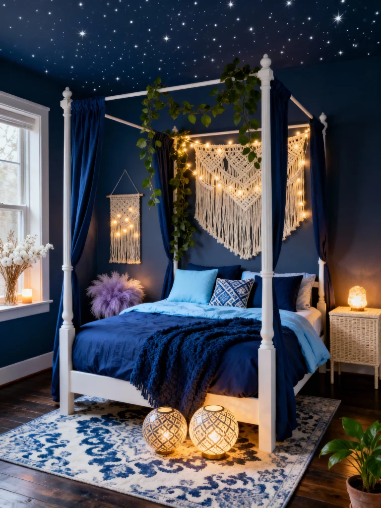 Dreamy Blues 10 Boho Bedroom Ideas You’ll Love