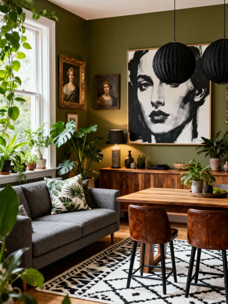 12 Ways to Style Wood and Plants in Your Living Room