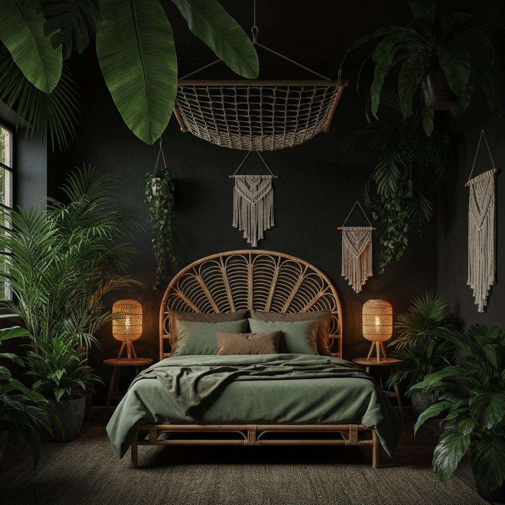Jungle Boho Bedroom