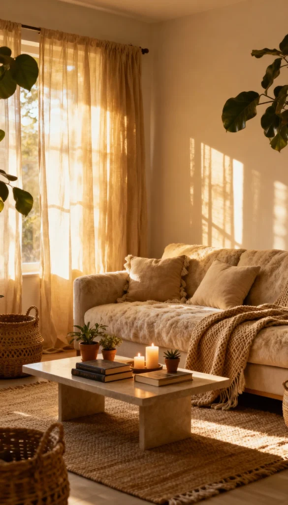 These Warm Paint Colors Turn Any Living Room Into a Relaxing Retreat