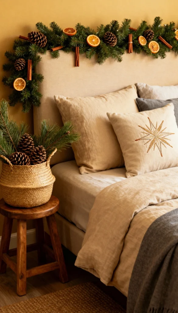 12 Warm Christmas Bedroom Makeover