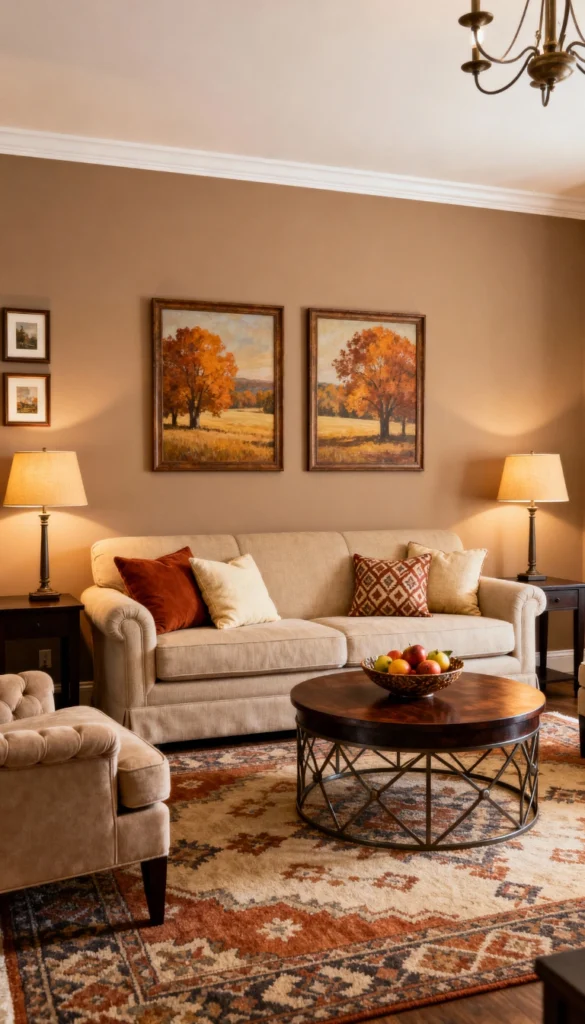 These Warm Paint Colors Turn Any Living Room Into a Relaxing Retreat