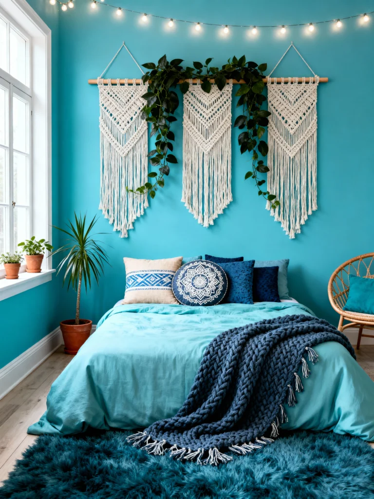 Dreamy Blues 10 Boho Bedroom Ideas You’ll Love