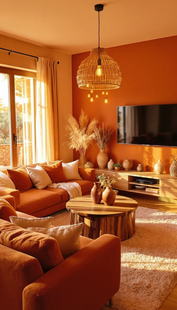 Warm Living Room Inspiration