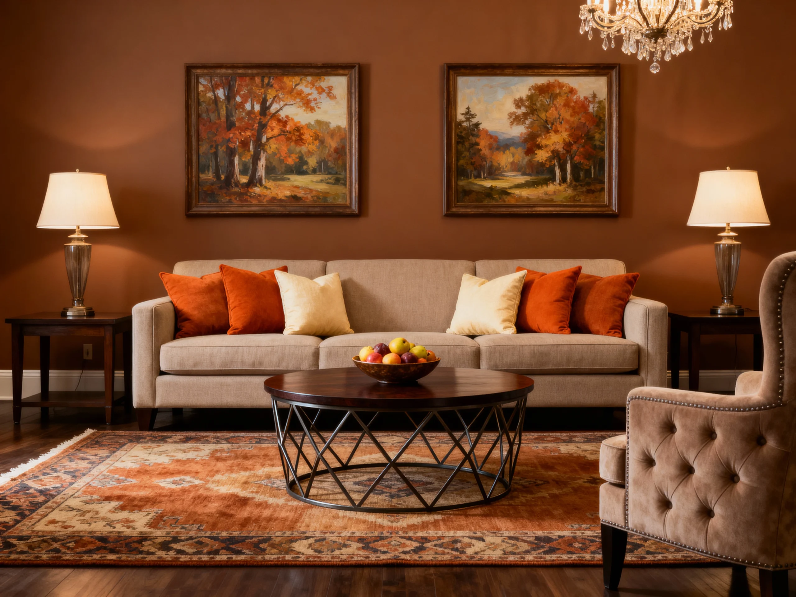 These Warm Paint Colors Turn Any Living Room Into a Relaxing Retreat
