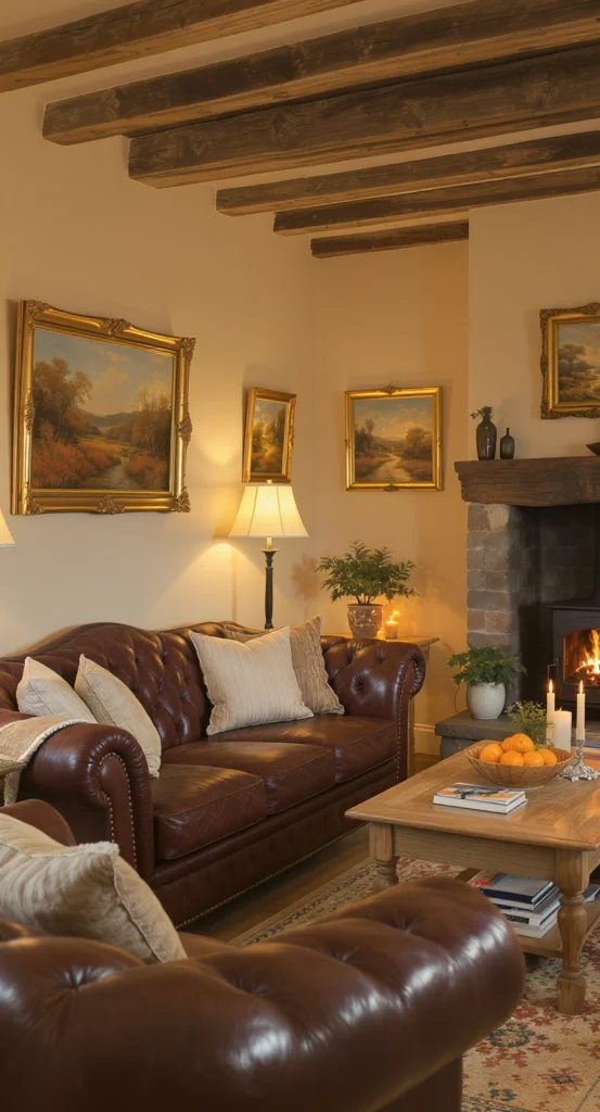 Warm Living Room Inspiration