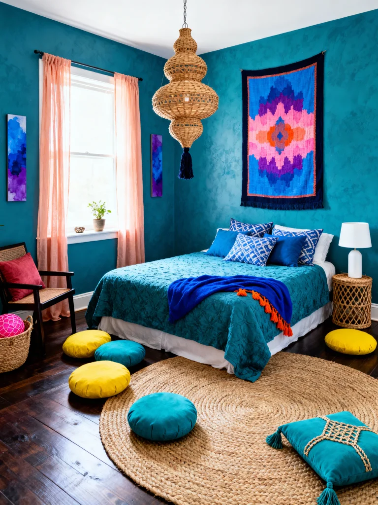 Dreamy Blues 10 Boho Bedroom Ideas You’ll Love