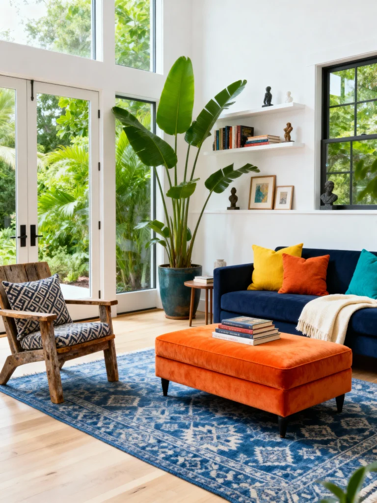 12 Ways to Style Wood and Plants in Your Living Room
