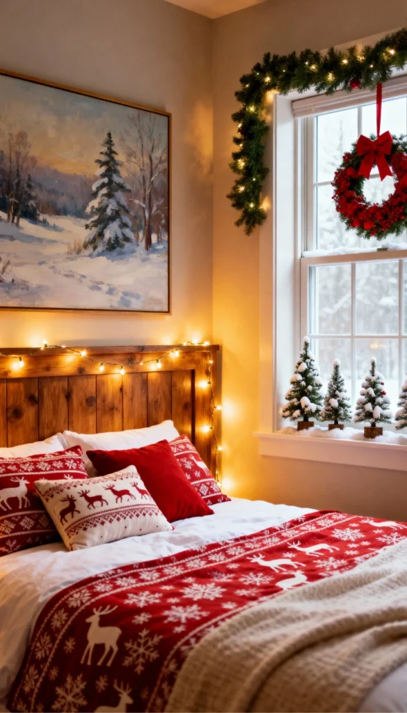12 Warm Christmas Bedroom Makeover