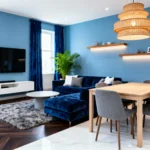 11 Blue & Grey Living Room Designs