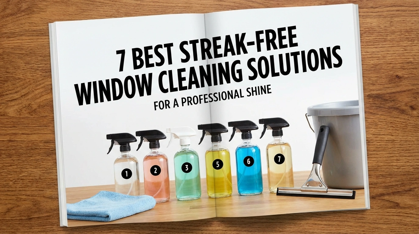 7 Best Streak-Free Window Cleaning Solutions for a Professional Shine
