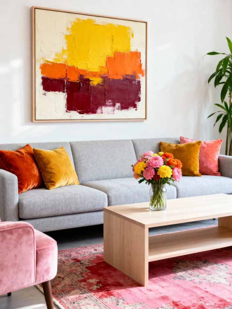 10 Cozy Warm Living Room Inspo