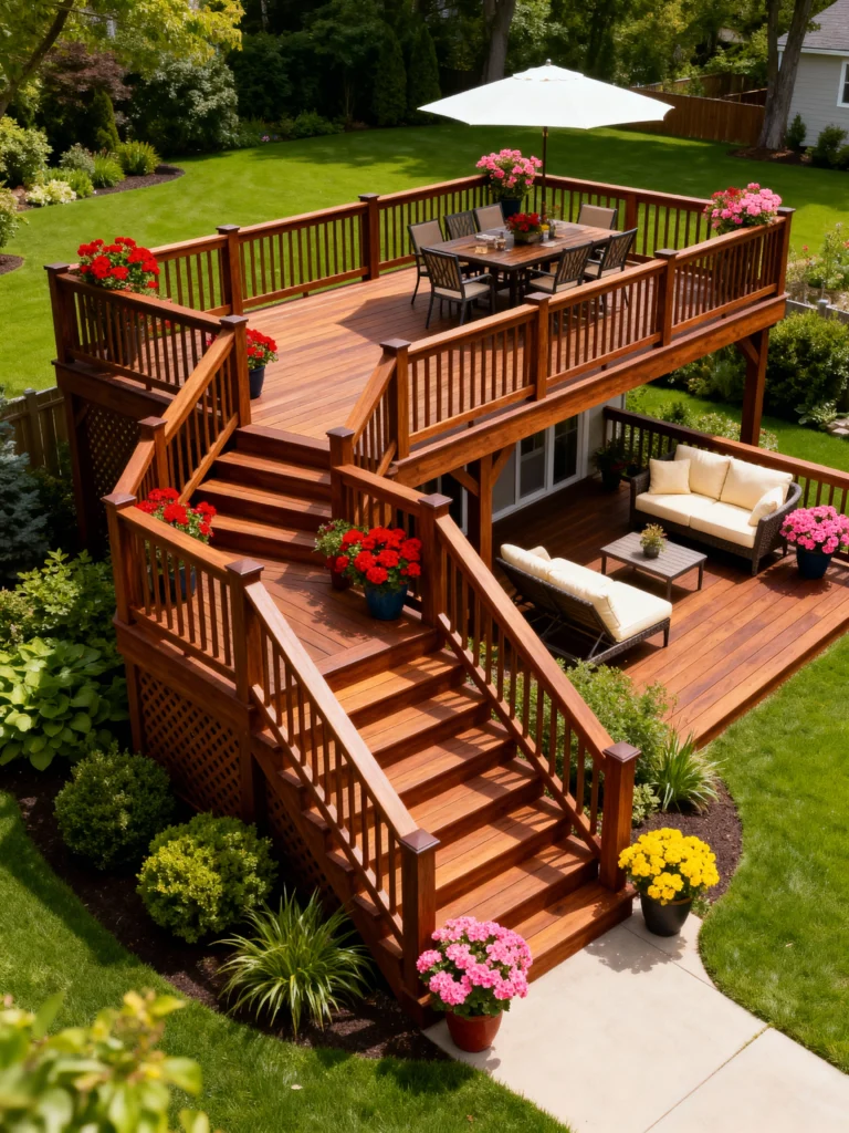 Stylish Modern Backyard