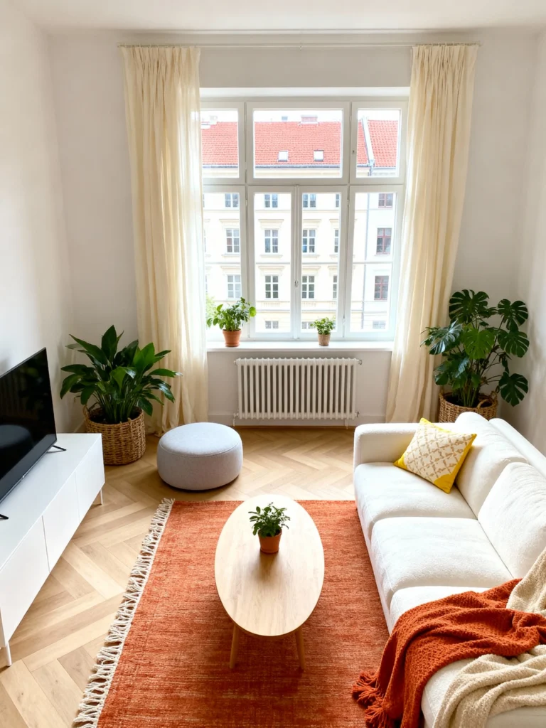 10 Cozy Warm Living Room Inspo