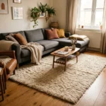 13 Living Room Fluffy Rug Styling Ideas You’ll Love