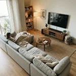 14 Modern TV Room Layout with Sectional Sofa