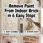 How To Remove Paint From Brick Indoors (6 Step)