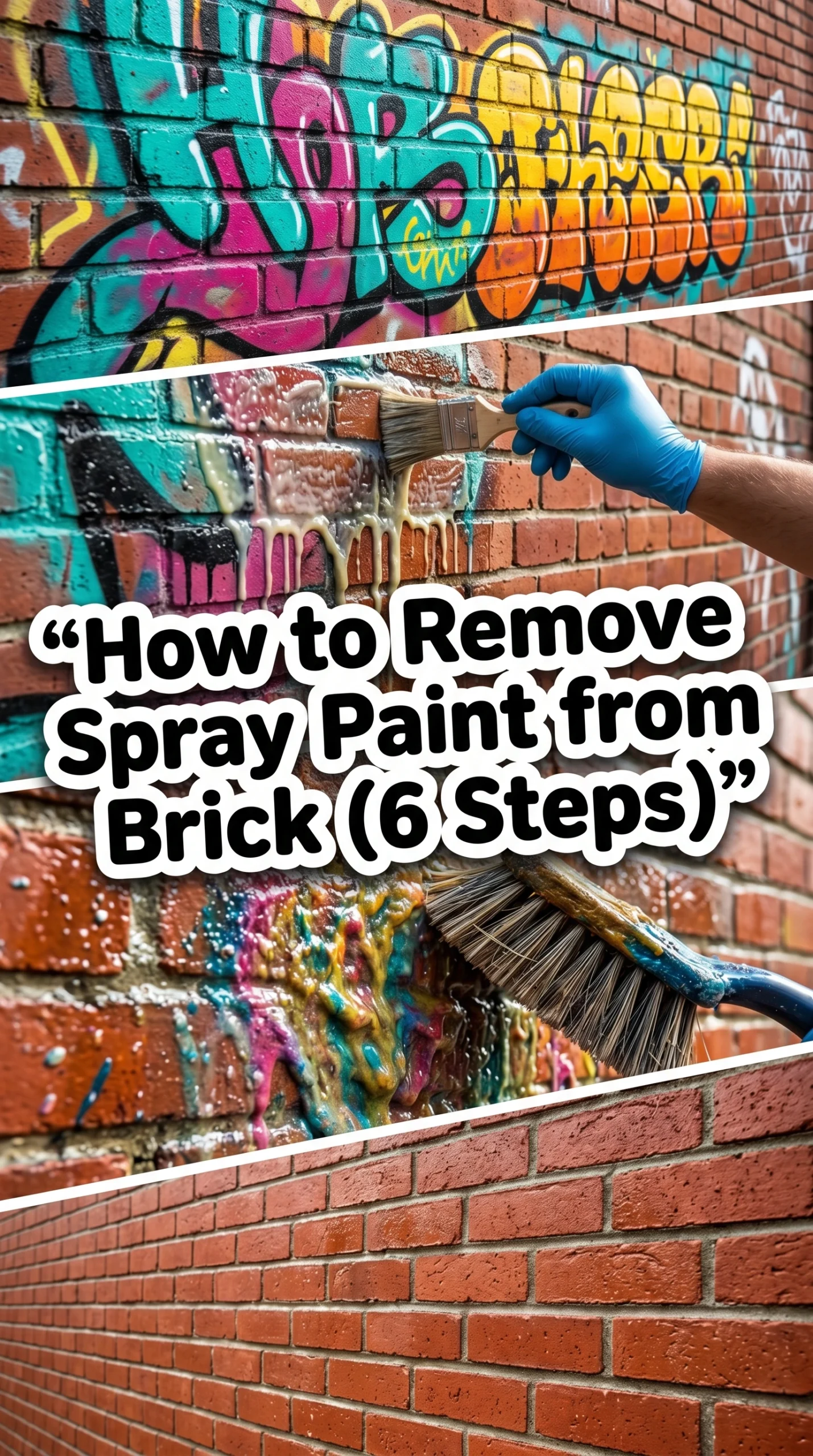 How to Remove Spray Paint from Brick (6 Steps)