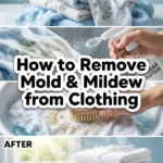 How to remove mold and mildew from clothing