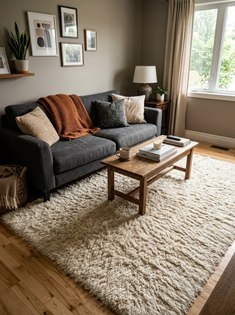 Rugs That Pair Perfectly with Dark Grey Couches