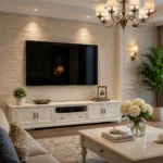Modern TV Wall Design with LED Lighting Minimalist Living Room Inspiration